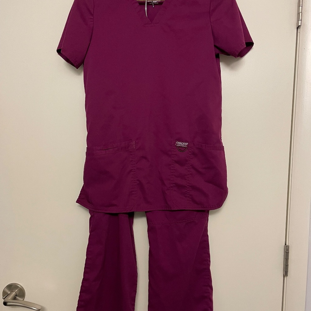 Cherokee Wine Scrub Set